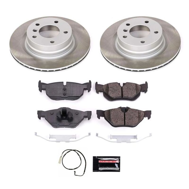 GMC Sierra 3500 HD Brake Kit - Front + Rear - PowerStop - Z23 Evolution Sport + Carbon-Fiber Ceramic Pads + Drilled & Slotted Rotors - `12-`15