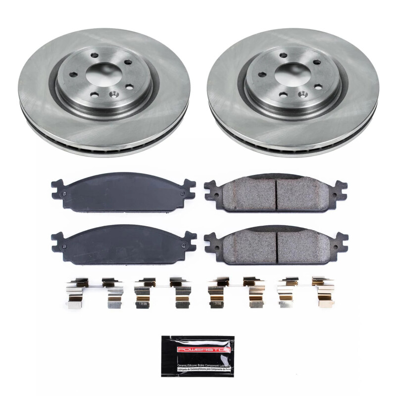 Lexus RX300 Brake Kit - Front + Rear - PowerStop - Z23 Evolution Sport + Carbon-Fiber Ceramic Pads + Drilled & Slotted Rotors - `02-`03