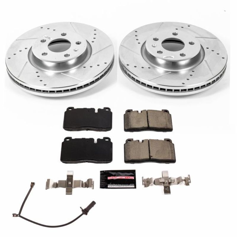 Audi Q5 Brake Kit - Front - PowerStop - Z23 Evolution Sport Brake Upgrade Kit - 2013