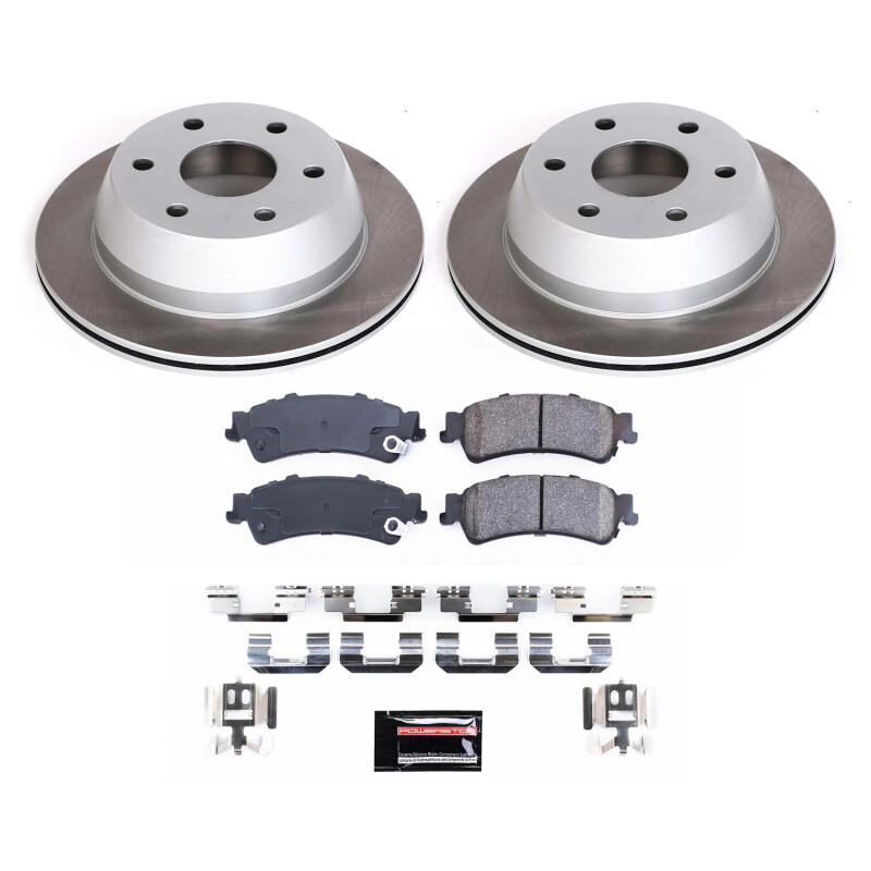 Audi A4 Quattro Brake Kit - Front + Rear - PowerStop - Drilled & Slotted Rotors + Carbon-Fiber Ceramic Pads - `04-`05