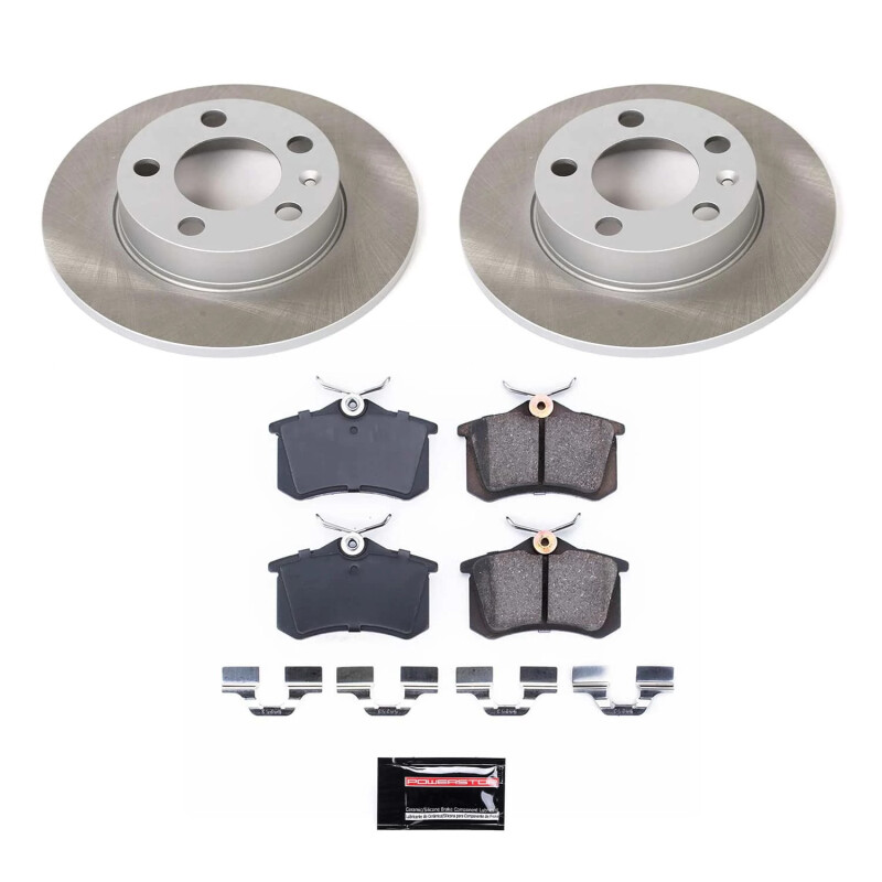 Mazda CX-3 Brake Kit - Front + Rear - PowerStop - Drilled & Slotted Rotors + Carbon-Fiber Ceramic Pads - 2019