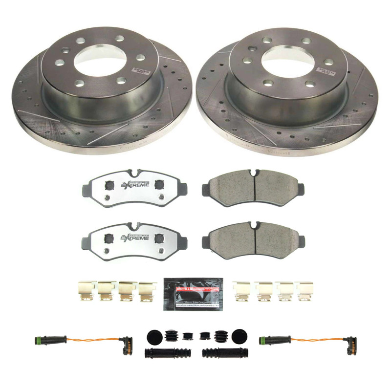 Mercedes-Benz Sprinter 2500 Brake Kit - Rear - PowerStop - Z36 Truck & Tow Kit - `19-`21 Mercedes-Benz Sprinter 2500 Brake Kit - Rear - PowerStop - Z36 Truck & Tow Kit - `19-`21