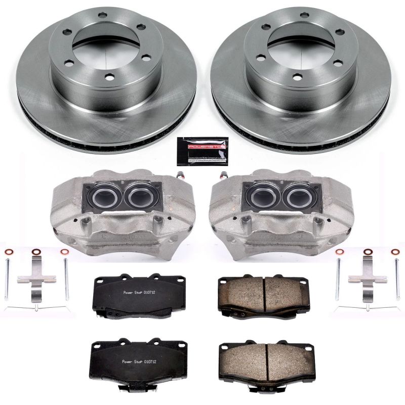 Toyota 4Runner Brake Kit - Front - PowerStop - Autospecialty Rotors + Z16 Ceramic Pads + OE Style Calipers - `95-`02 Toyota 4Runner Brake Kit - Front - PowerStop - Autospecialty Rotors + Z16 Ceramic Pads + OE Style Calipers - `95-`02