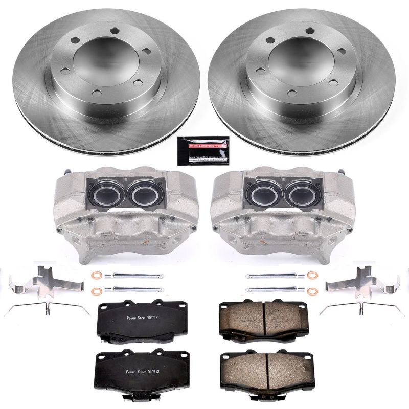 Toyota 4Runner Brake Kit - Front - PowerStop - Evolution Ceramic Pads + Autospecialty Rotors + Non-Coated Calipers - `95-`02 Toyota 4Runner Brake Kit - Front - PowerStop - Evolution Ceramic Pads + Autospecialty Rotors + Non-Coated Calipers - `95-`02