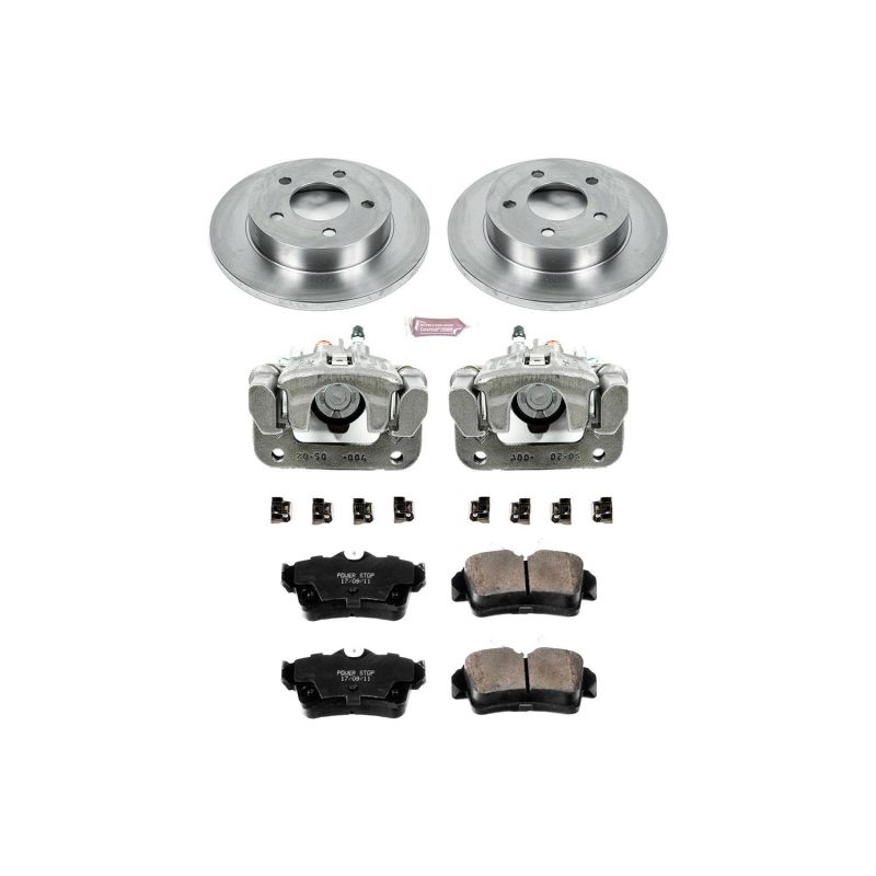 Ford Mustang Brake Kit - Rear - PowerStop - Autospecialty Rotors + Evolution Ceramic Pads + Non-Coated Calipers - `94-`04 Ford Mustang Brake Kit - Rear - PowerStop - Autospecialty Rotors + Evolution Ceramic Pads + Non-Coated Calipers - `94-`04