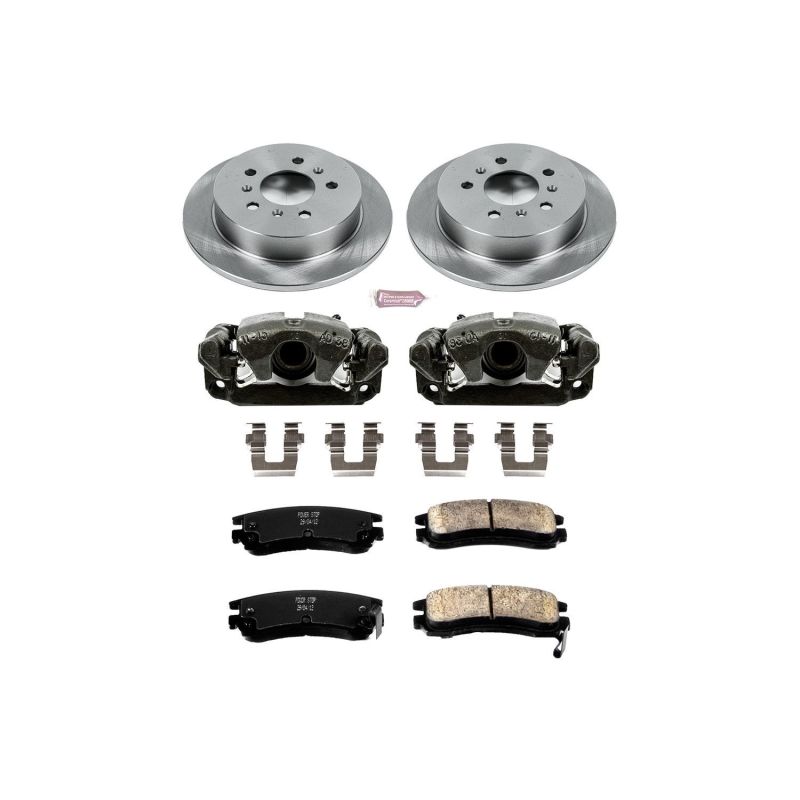 Buick Allure Brake Kit - Rear - PowerStop - Autospecialty Rotors + Evolution Ceramic Pads - `08-`09