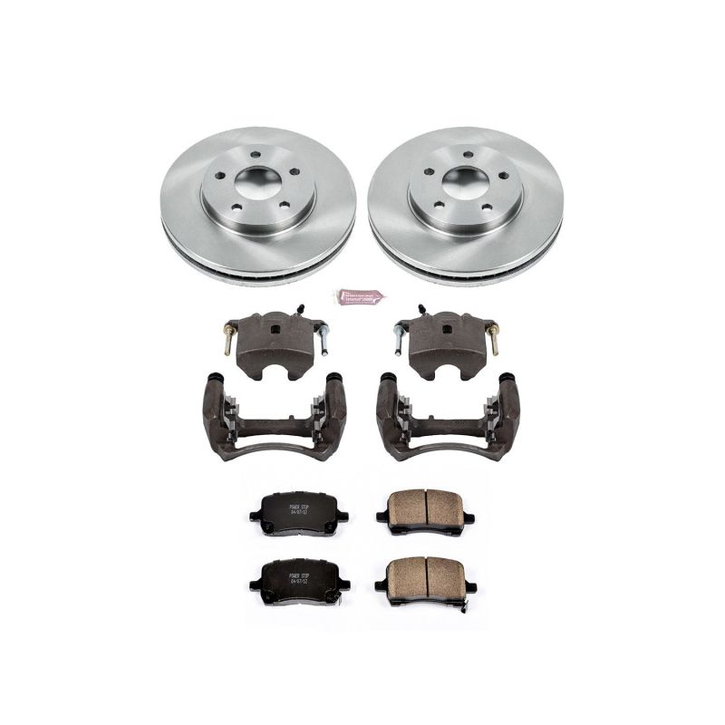 Chevrolet HHR Brake Kit - Front - PowerStop - Autospecialty Rotors + Evolution Ceramic Pads + Non-Coated Calipers - `08-`11