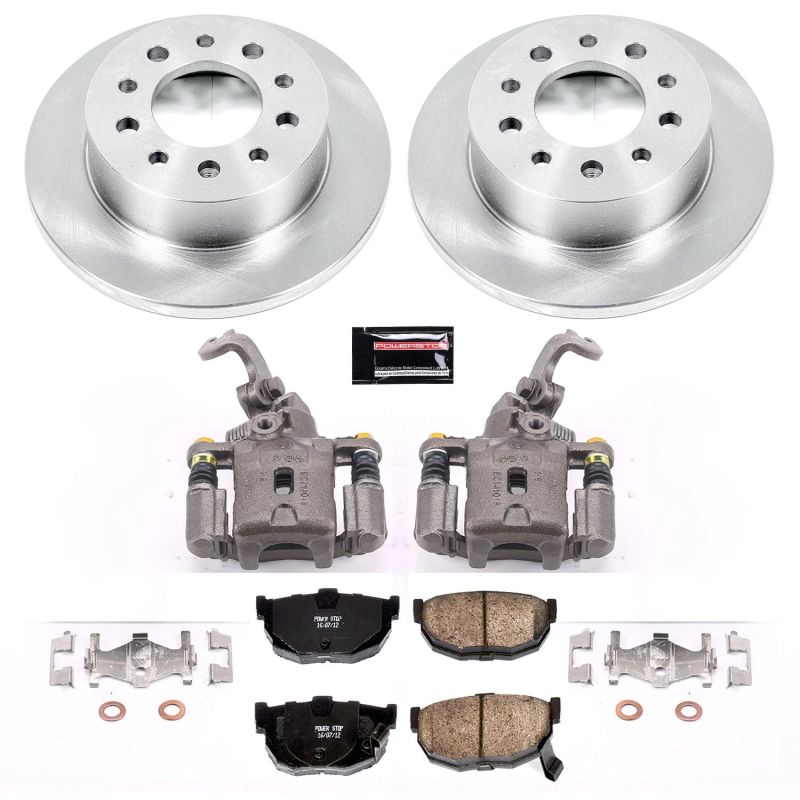 Hyundai Tiburon Brake Kit - Rear - PowerStop - Autospecialty Rotors + Evolution Ceramic Pads + Non-Coated Calipers - `03-`08