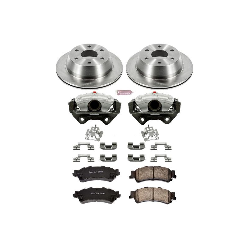Chevrolet Astro Brake Kit - Rear - PowerStop - Autospecialty Rotors + Evolution Ceramic Pads + Non-Coated Calipers - `03-`05