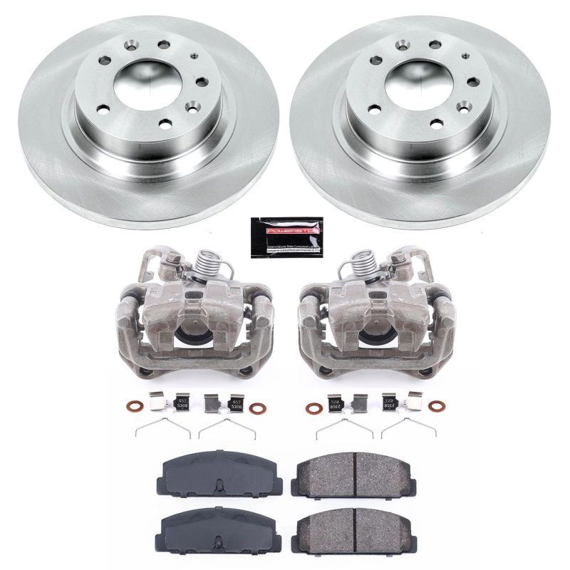 Mazda 6 Brake Kit - Rear - PowerStop - Autospecialty Rotors + Evolution Ceramic Pads + Replacement Calipers - `03-`05 Mazda 6 Brake Kit - Rear - PowerStop - Autospecialty Rotors + Evolution Ceramic Pads + Replacement Calipers - `03-`05