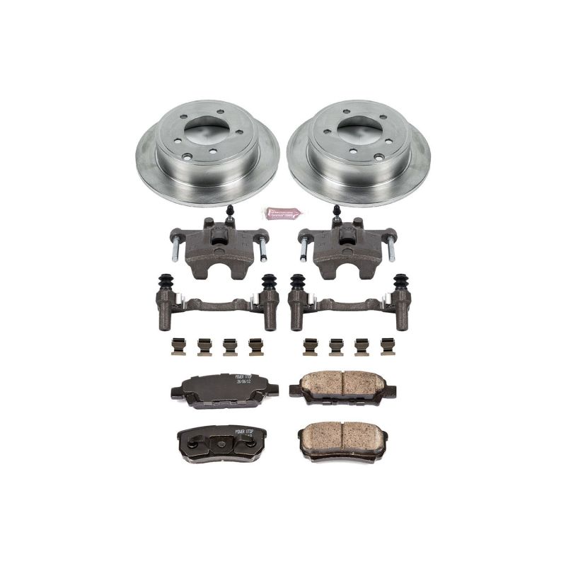 Dodge Caliber Brake Kit - Rear - PowerStop - Autospecialty Rotors + Evolution Ceramic Pads + Replacement Calipers - `07-`12 Dodge Caliber Brake Kit - Rear - PowerStop - Autospecialty Rotors + Evolution Ceramic Pads + Replacement Calipers - `07-`12