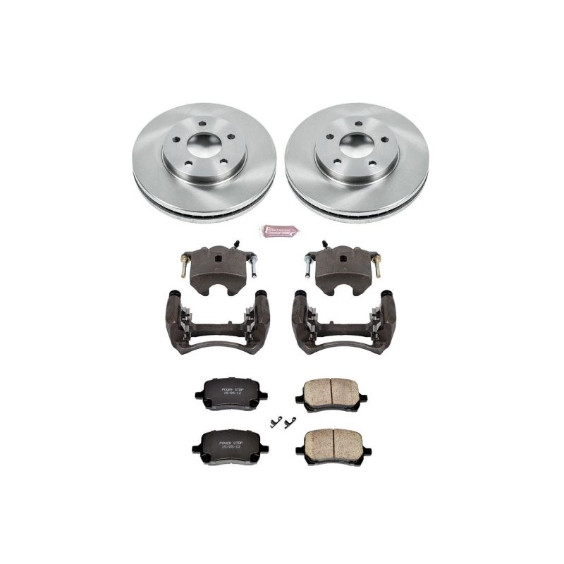 Chevrolet HHR Brake Kit - Front - PowerStop - Autospecialty Rotors + Evolution Ceramic Pads + Non-coated Calipers - `06-`07