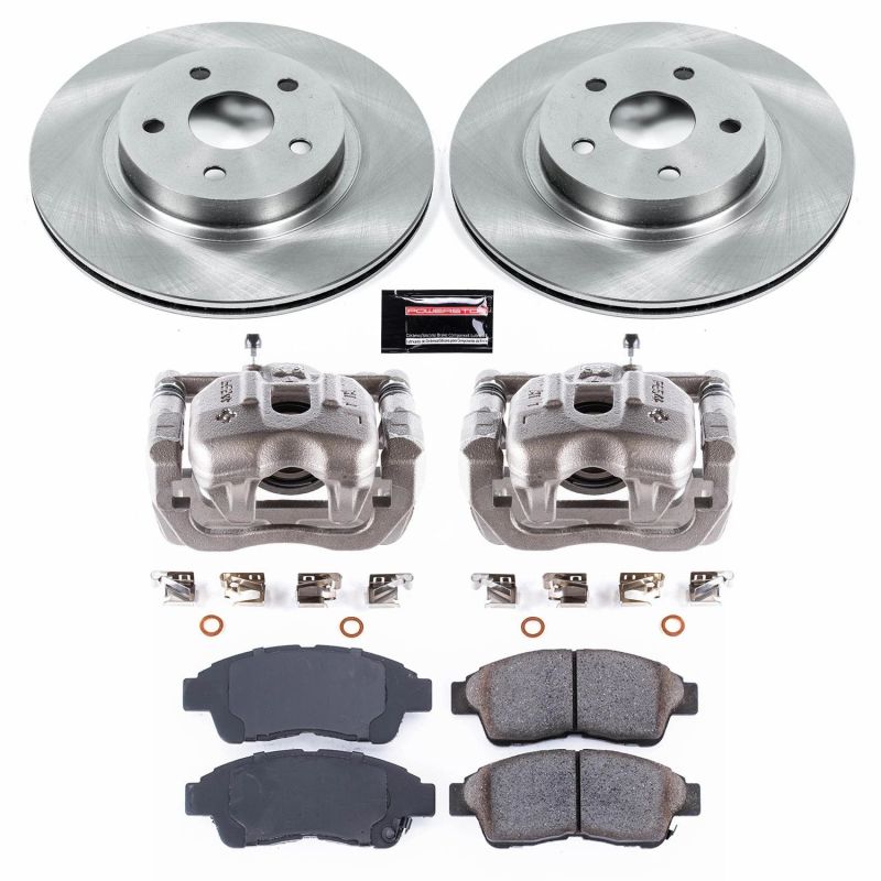 Toyota RAV4 Brake Kit - Front - PowerStop - Autospecialty Stock Replacement - `96-`00