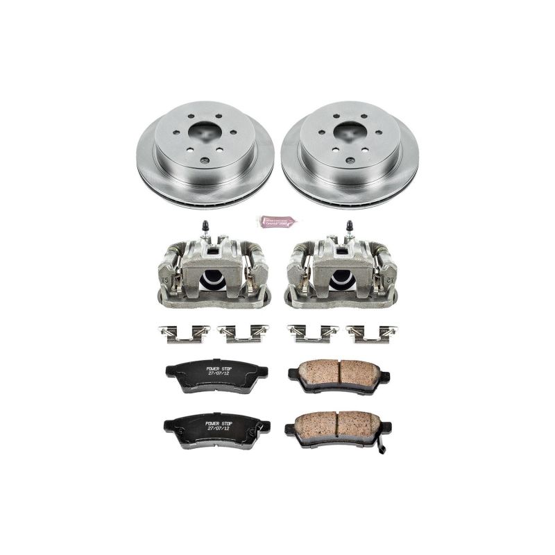 Nissan Frontier Brake Kit - Rear - PowerStop - Autospecialty Rotors + Evolution Ceramic Pads - `05-`18 Nissan Frontier Brake Kit - Rear - PowerStop - Autospecialty Rotors + Evolution Ceramic Pads - `05-`18