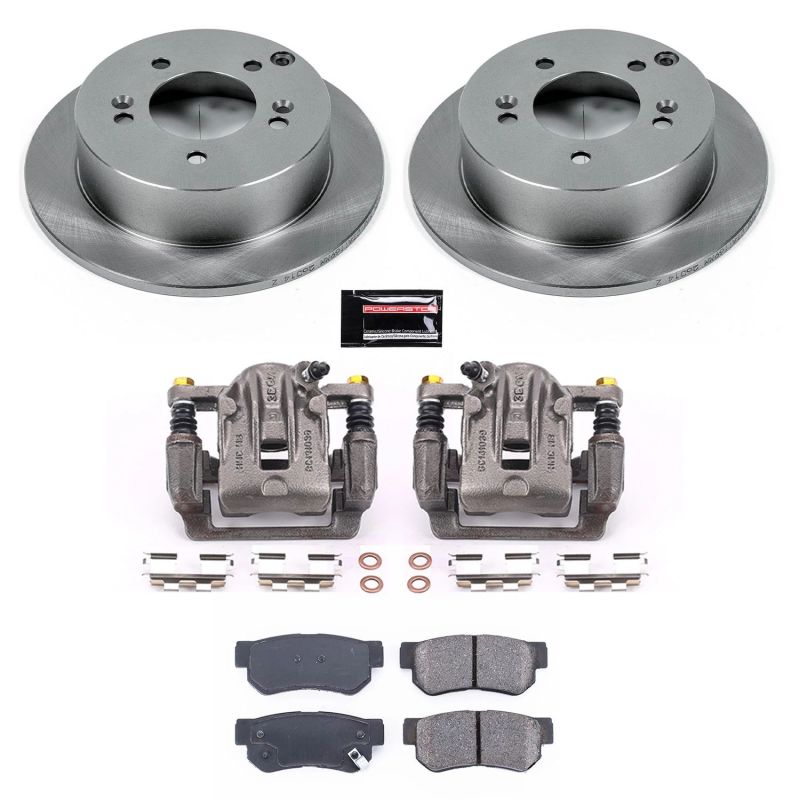 Hyundai XG300 Brake Kit - Rear - PowerStop - Autospecialty Rotors + Evolution Ceramic Pads - 2001