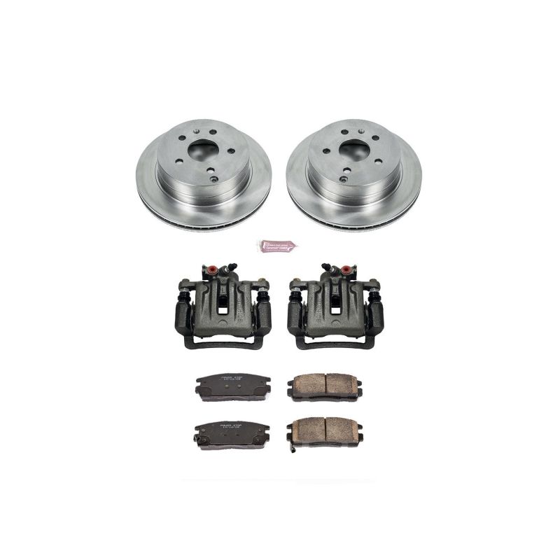 Chevrolet Equinox Brake Kit - Rear - PowerStop - Autospecialty Rotors + Evolution Ceramic Pads + Replacement Calipers - `10-`17
