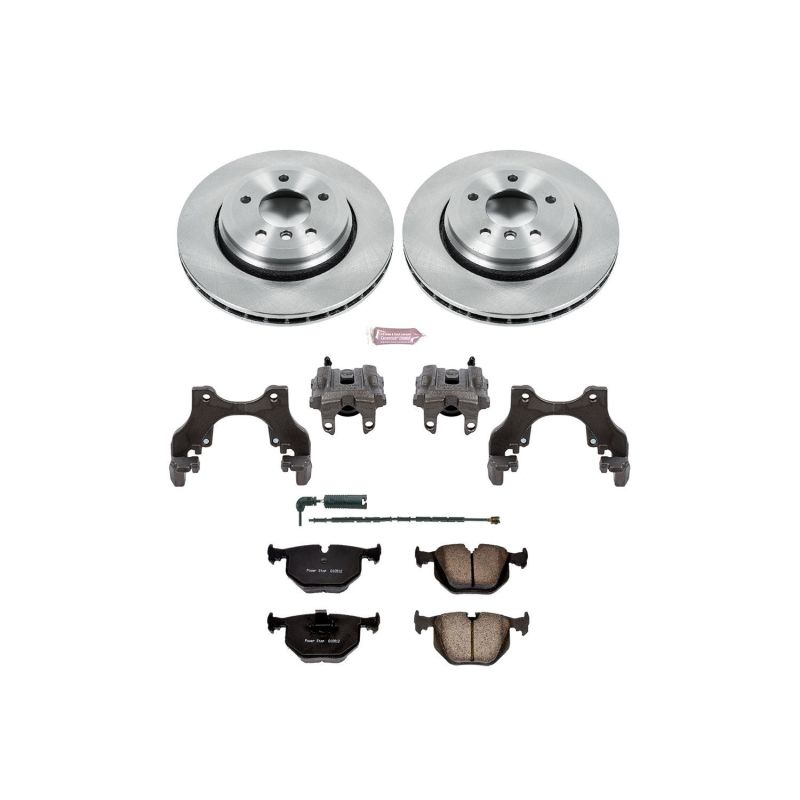 BMW 3 Series Brake Kit - Rear - PowerStop - Autospecialty Brake Kit w/Calipers - `01-`06