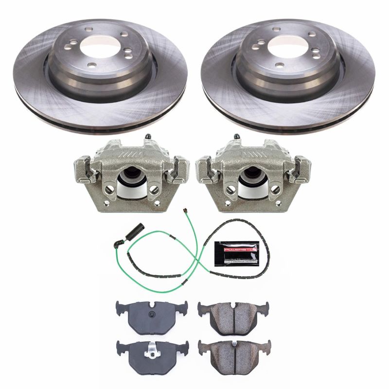 BMW M3 Brake Kit - Rear - PowerStop - Autospecialty Rotors + Evolution Ceramic Pads + Non-Coated Calipers - `01-`06 BMW M3 Brake Kit - Rear - PowerStop - Autospecialty Rotors + Evolution Ceramic Pads + Non-Coated Calipers - `01-`06