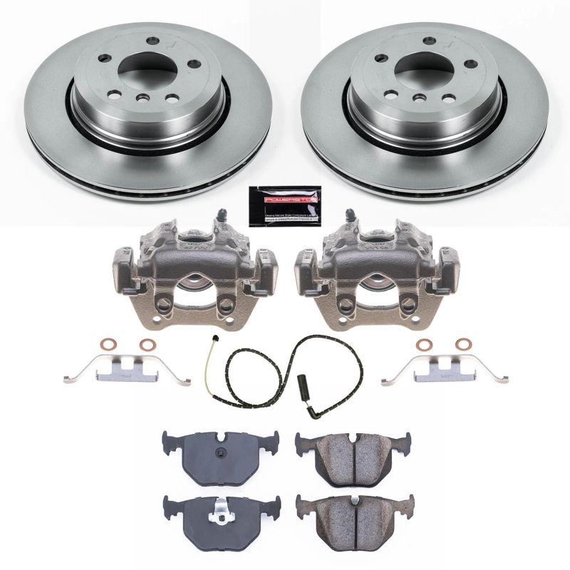BMW X3 Brake Kit - Rear - PowerStop - Autospecialty Rotors + Evolution Ceramic Pads + Non-coated Calipers - `04-`10 BMW X3 Brake Kit - Rear - PowerStop - Autospecialty Rotors + Evolution Ceramic Pads + Non-coated Calipers - `04-`10