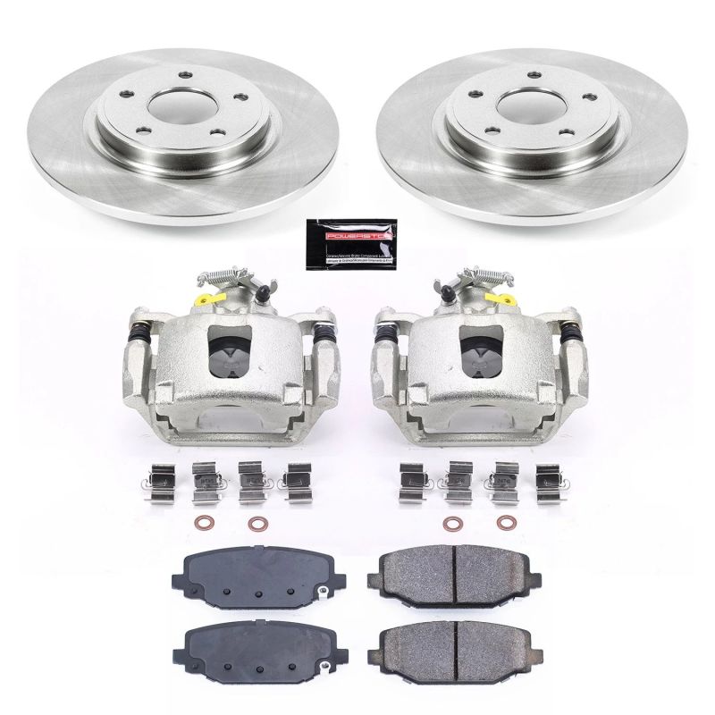 Chrysler Town and Country Brake Kit - Rear - PowerStop - Autospecialty Rotors + Z16 Ceramic Pads + Replacement Calipers - `12-`16
