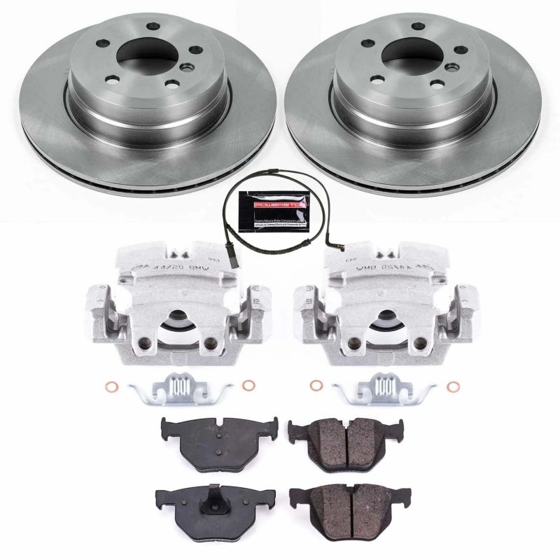 BMW X6 Brake Kit - Rear - PowerStop - Evolution Ceramic Pads + Autospecialty Rotors + Non-Coated Replacement Calipers - `09-`10 BMW X6 Brake Kit - Rear - PowerStop - Evolution Ceramic Pads + Autospecialty Rotors + Non-Coated Replacement Calipers - `09-`10