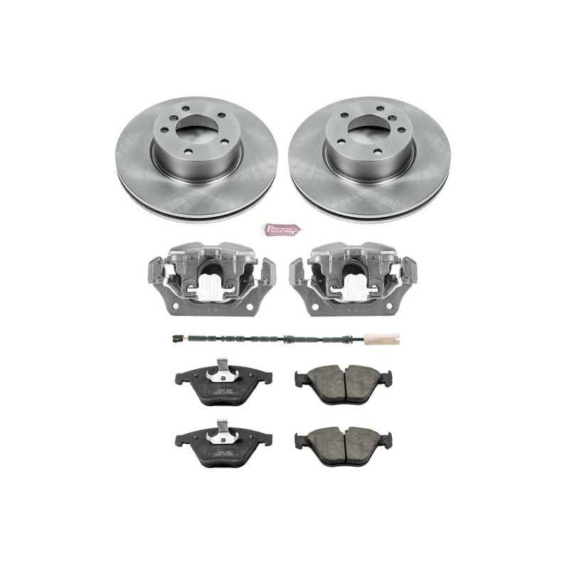 BMW 3 Series Brake Kit - Front - PowerStop - Autospecialty Rotors + Evolution Ceramic Pads + Replacement Calipers - `11-`13 BMW 3 Series Brake Kit - Front - PowerStop - Autospecialty Rotors + Evolution Ceramic Pads + Replacement Calipers - `11-`13