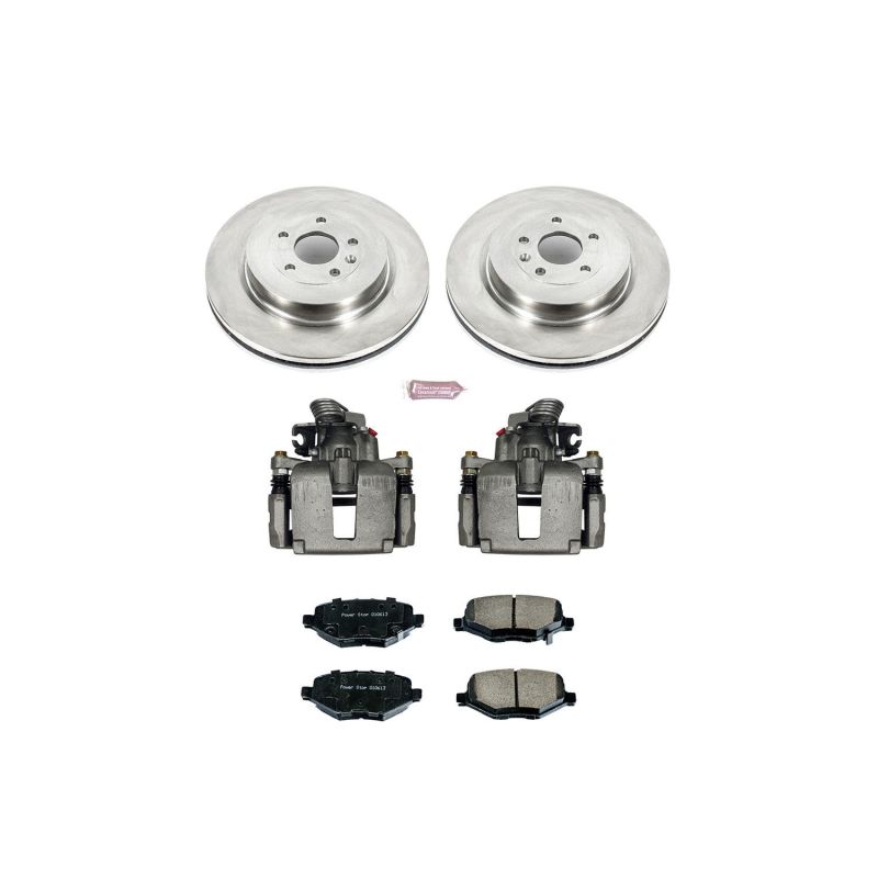 Ford Explorer Brake Kit - Rear - PowerStop - Autospecialty Rotors + Evolution Ceramic Pads + Non-coated Calipers - `13-`19