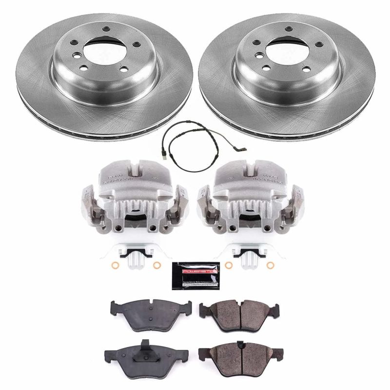 BMW Z4 Brake Kit - Front - PowerStop - Autospecialty Rotors + Evolution Ceramic Pads + Replacement Calipers - `09-`10 BMW Z4 Brake Kit - Front - PowerStop - Autospecialty Rotors + Evolution Ceramic Pads + Replacement Calipers - `09-`10