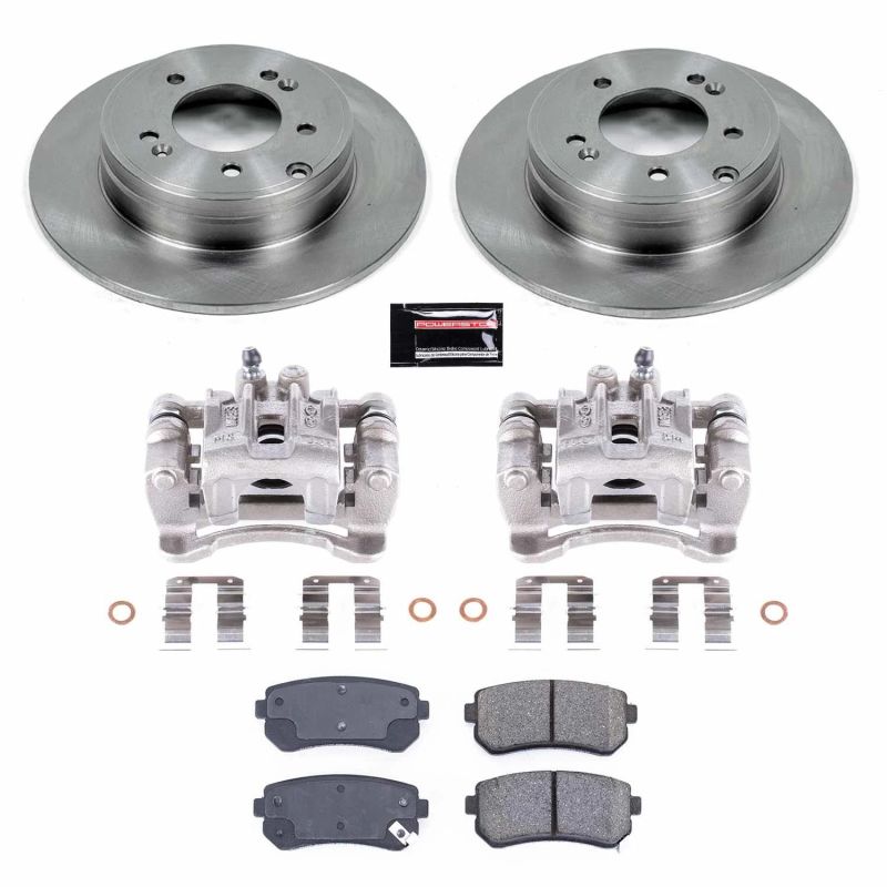 Hyundai Tucson Brake Kit - Rear - PowerStop - Autospecialty Rotors + Z16 Ceramic Pads + Non-Coated Calipers - 2015