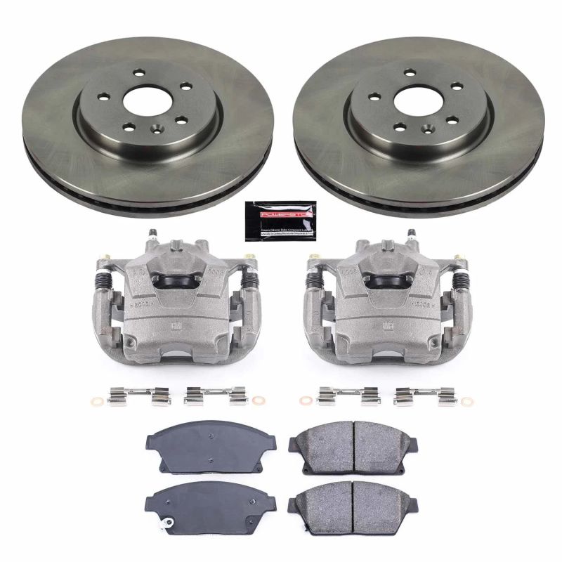 Chevrolet Trax Brake Kit - Front - PowerStop - Autospecialty Rotors + Evolution Ceramic Pads + Calipers - `15-`16