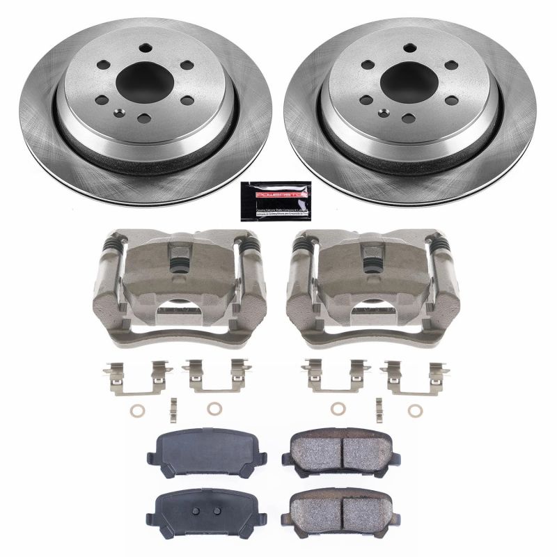 Chevrolet Colorado Brake Kit - Rear - PowerStop - Autospecialty Rotors + Evolution Ceramic Pads + Non-Coated Calipers - 2019