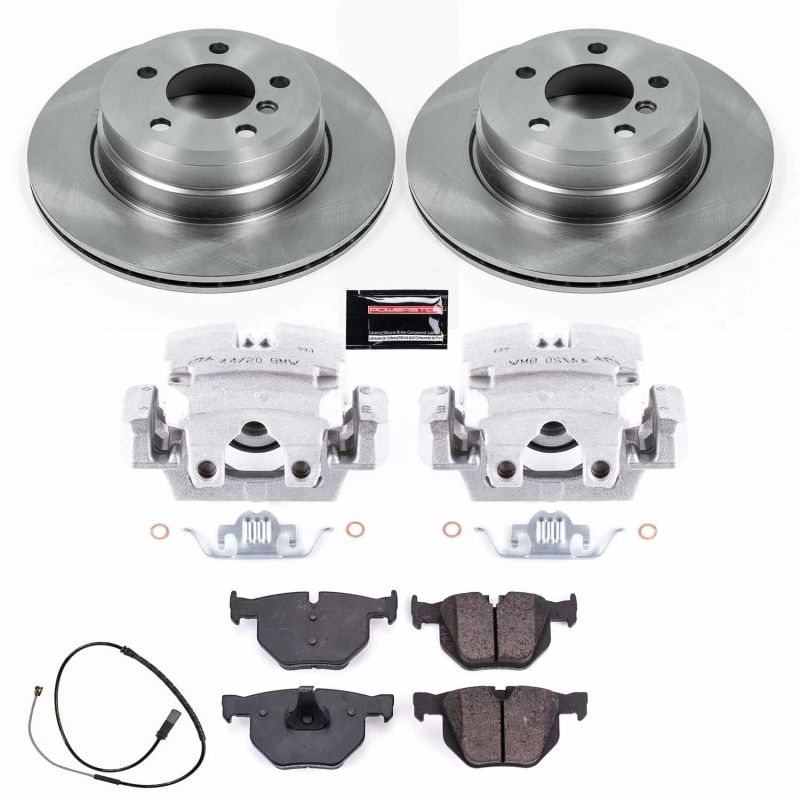 BMW X6 Brake Kit - Rear - PowerStop - Autospecialty Rotors + Evolution Ceramic Pads + Replacement Calipers - `11-`19 BMW X6 Brake Kit - Rear - PowerStop - Autospecialty Rotors + Evolution Ceramic Pads + Replacement Calipers - `11-`19