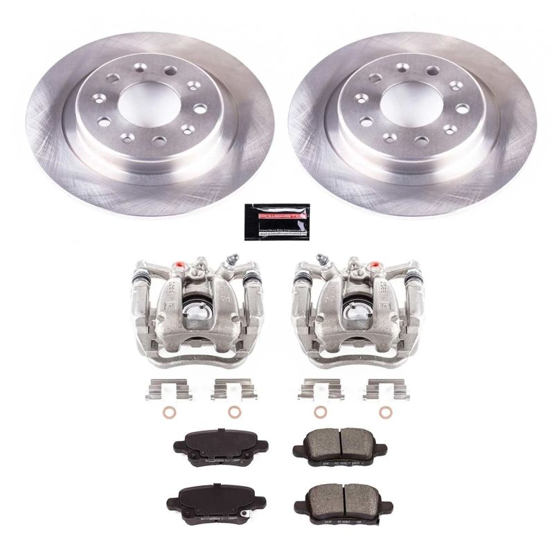 Chevrolet Equinox Brake Kit - Rear - PowerStop - Autospecialty Rotors + Evolution Ceramic Pads + OE Replacement Calipers - `18-`19