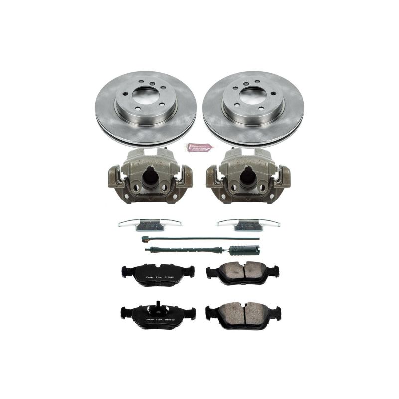 BMW Z3 Brake Kit - Front - PowerStop - Autospecialty Rotors + Evolution Ceramic Pads + Non-coated Calipers - `01-`02 BMW Z3 Brake Kit - Front - PowerStop - Autospecialty Rotors + Evolution Ceramic Pads + Non-coated Calipers - `01-`02