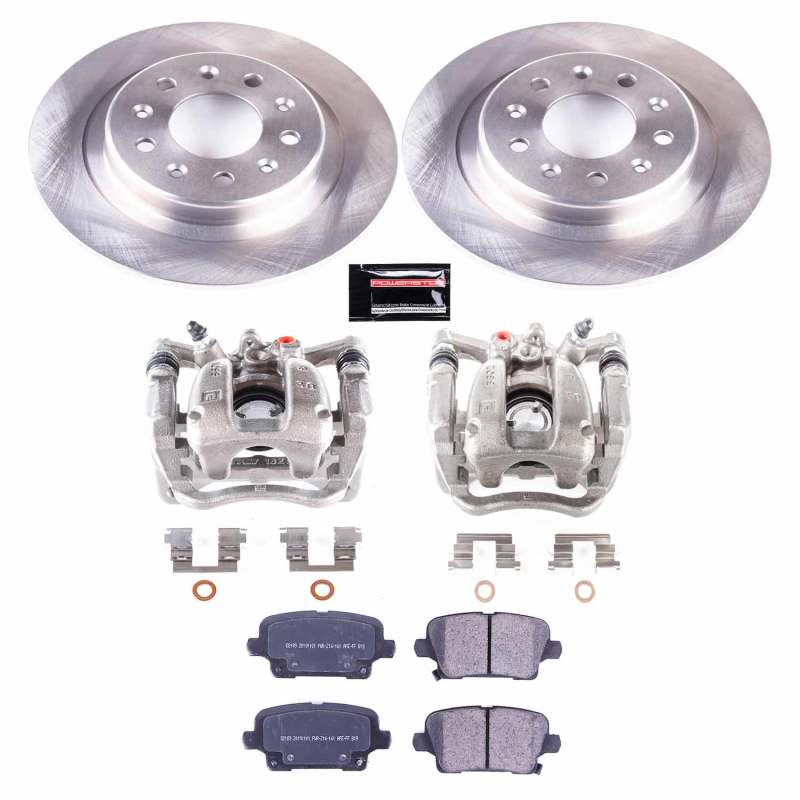 Buick Regal Sportback Brake Kit - Rear - PowerStop - Autospecialty Rotors + Evolution Ceramic Pads + Non-Coated Calipers - `19-`20 Buick Regal Sportback Brake Kit - Rear - PowerStop - Autospecialty Rotors + Evolution Ceramic Pads + Non-Coated Calipers - `19-`20