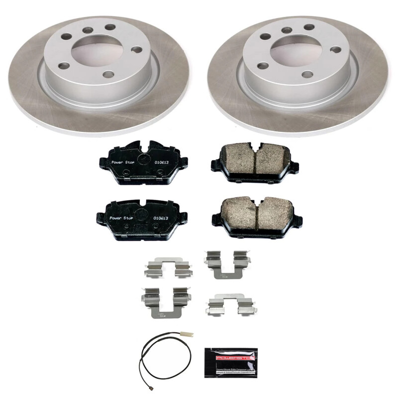 Toyota Avalon Brake Kit - Front + Rear - PowerStop - Z17 Stock Replacement + Autospecialty Rotors - `00-`04