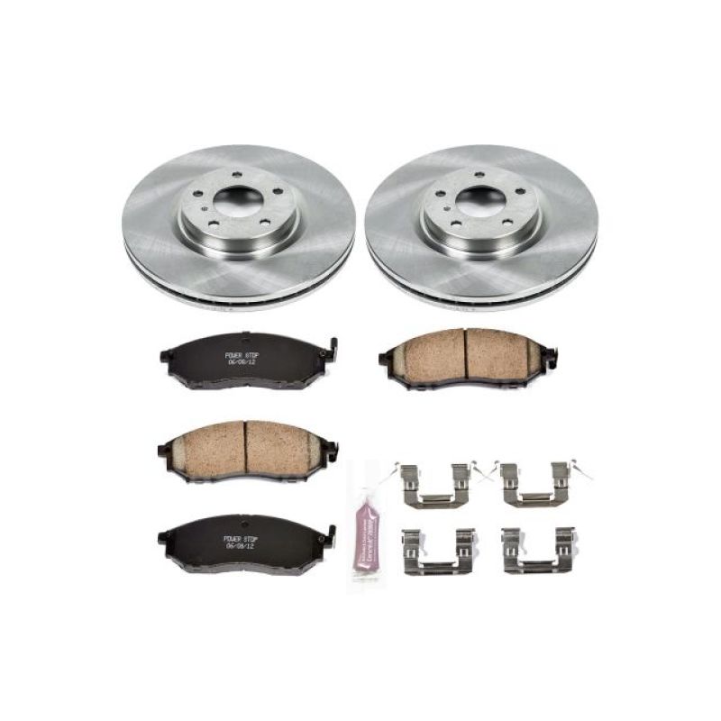 INFINITI Q70 Brake Kit - Front - PowerStop - Autospecialty Rotors + Z17 Evolution Plus Ceramic Pads - `14-`19 INFINITI Q70 Brake Kit - Front - PowerStop - Autospecialty Rotors + Z17 Evolution Plus Ceramic Pads - `14-`19