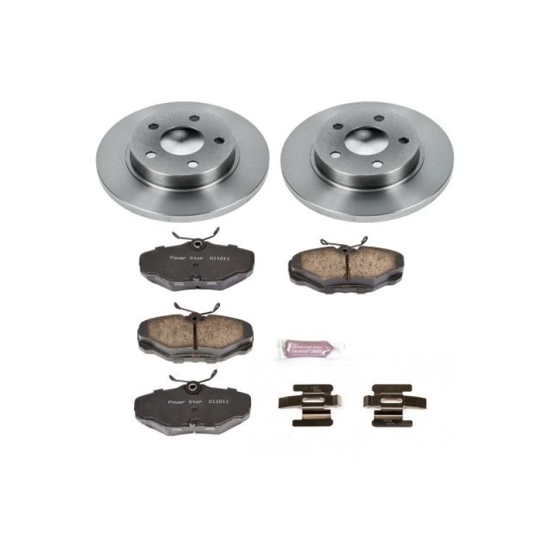 Ford Taurus Brake Kit - Rear - PowerStop - OE Stock Replacement + Z17 Evolution Plus Ceramic Pads + Autospecialty Rotors - `93-`05