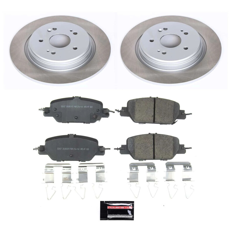 Ford Mustang Brake Kit - Front + Rear - PowerStop - Autospecialty Rotors + Z17 Evolution Plus Ceramic Pads - `99-`04 Ford Mustang Brake Kit - Front + Rear - PowerStop - Autospecialty Rotors + Z17 Evolution Plus Ceramic Pads - `99-`04