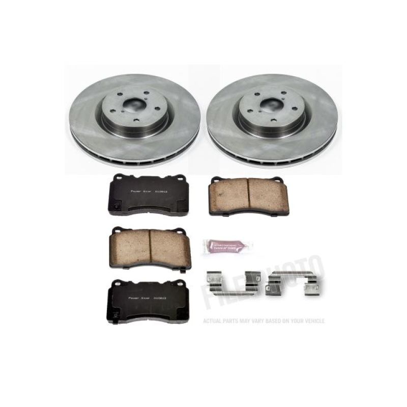 Subaru WRX STI Brake Kit - Front - PowerStop - Autospecialty Rotors + Z17 Evolution Plus Ceramic Pads - `15-`17 Subaru WRX STI Brake Kit - Front - PowerStop - Autospecialty Rotors + Z17 Evolution Plus Ceramic Pads - `15-`17