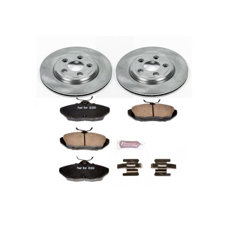Ford Thunderbird Brake Kit - Rear - PowerStop - Z17 Evolution Plus Ceramic Pads + Autospecialty Rotors - `02-`05