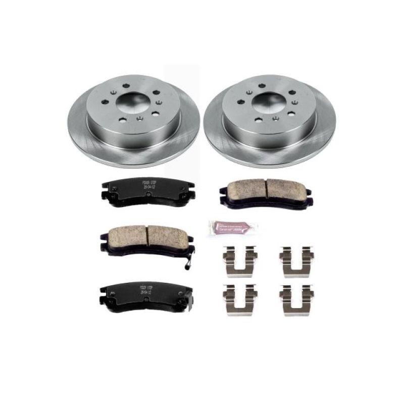 Buick Allure Brake Kit - Rear - PowerStop - Z17 Evolution Plus Ceramic Pads + Autospecialty Rotors - `08-`09