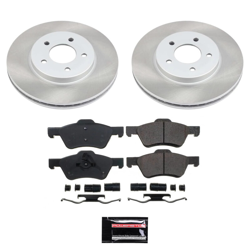 Chevrolet Venture Brake Kit - Front + Rear - PowerStop - Autospecialty Rotors + Z17 Pads + Evolution Premium Drums - `02-`05