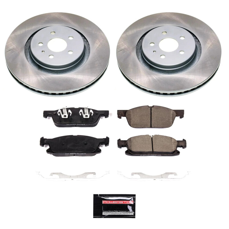 Dodge Ram 1500 Brake Kit - Front + Rear - PowerStop - Autospecialty Rotors + PowerStop Z17 Pads + Evolution Premium Coated Drums - `00-`01