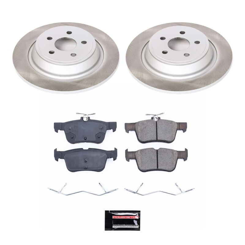 Dodge Ram 1500 Brake Kit - Front + Rear - PowerStop - Autospecialty Rotors + Z17 Pads + Evolution Premium Drums - `00-`01