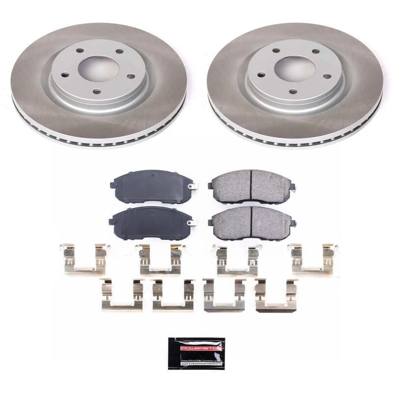 Toyota 4Runner Brake Kit - Front + Rear - PowerStop - Autospecialty Rotors + Z17 Pads + Premium Coated Drums - `01-`02 Toyota 4Runner Brake Kit - Front + Rear - PowerStop - Autospecialty Rotors + Z17 Pads + Premium Coated Drums - `01-`02