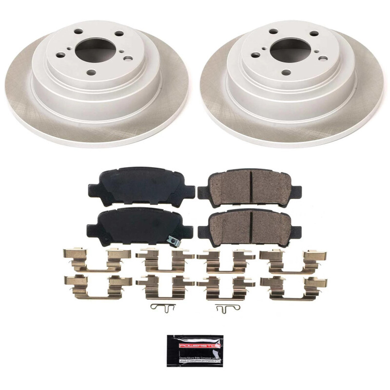 Chevrolet Cavalier Brake Kit - Front + Rear - PowerStop - Autospecialty Rotors + Z17 Pads + Evolution Premium Drums - `03-`05 Chevrolet Cavalier Brake Kit - Front + Rear - PowerStop - Autospecialty Rotors + Z17 Pads + Evolution Premium Drums - `03-`05
