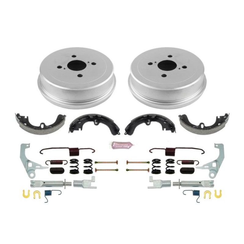 Toyota Corolla Brake Drum Kit - Rear - PowerStop - Autospecialty - `00-`02