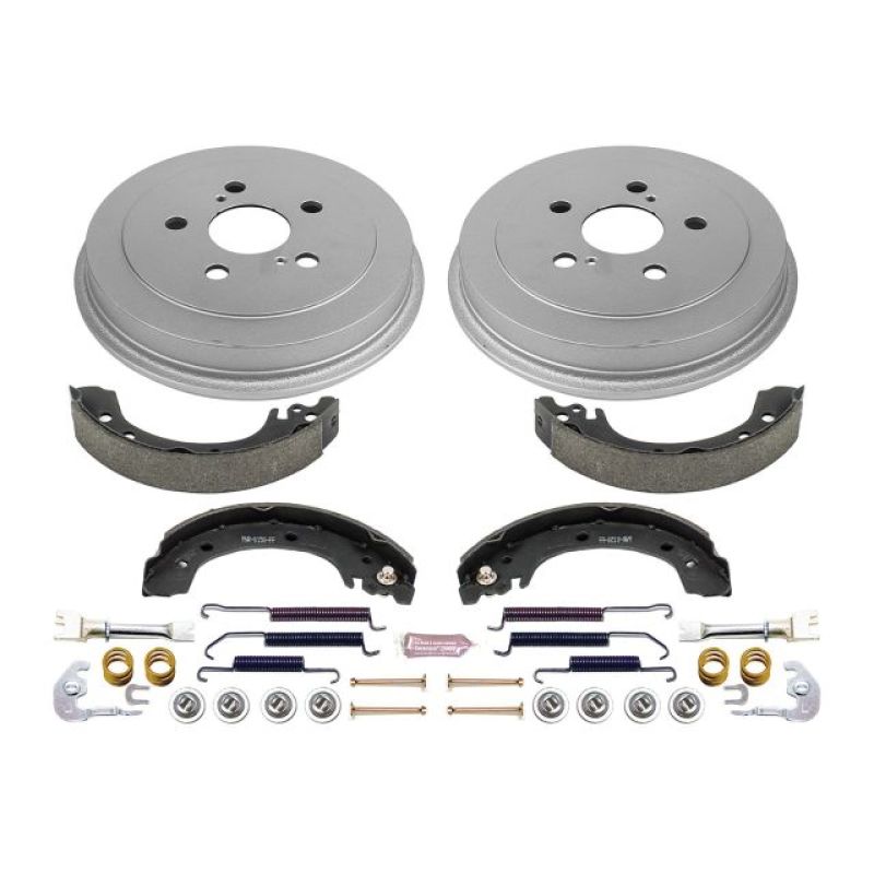 Toyota Corolla Brake Drum Kit - Rear - PowerStop - Autospecialty Drum Kit - `03-`08 Toyota Corolla Brake Drum Kit - Rear - PowerStop - Autospecialty Drum Kit - `03-`08