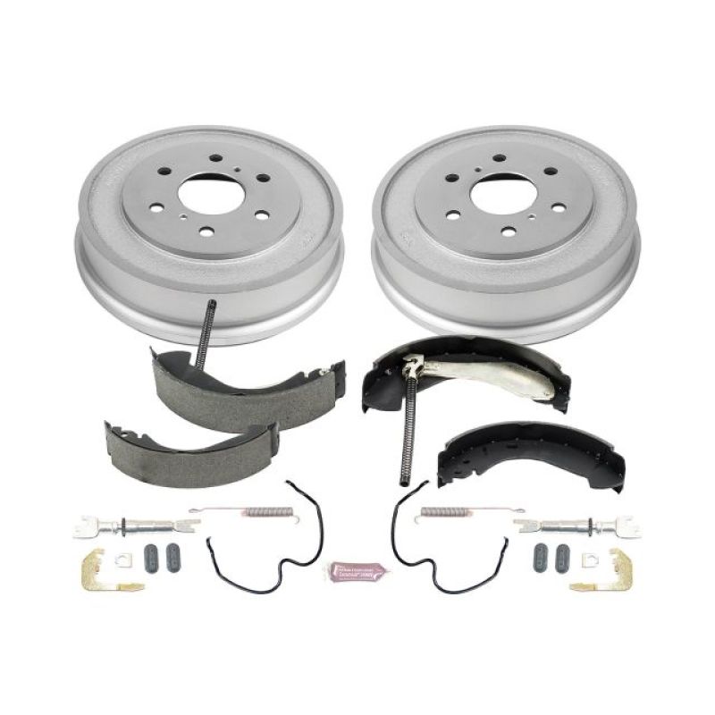 GMC Sierra 1500 Classic Brake Drum Kit - Rear - PowerStop - Autospecialty - 2007 GMC Sierra 1500 Classic Brake Drum Kit - Rear - PowerStop - Autospecialty - 2007